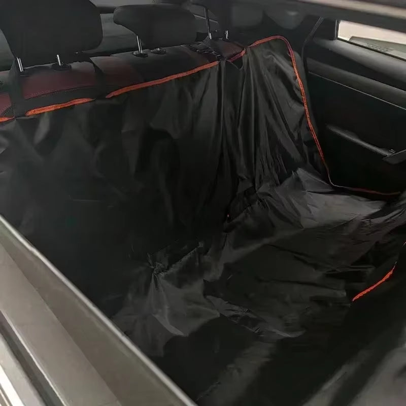 Dog Car Seat Cover Oxford Waterproof Scratchproof Hammock Protector for Pets Durable Back Seat Cover for Cars Trucks Suvs